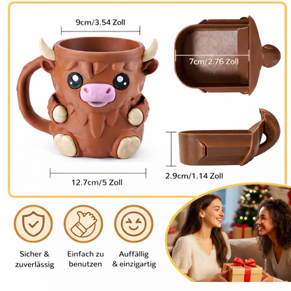 Highland Cow Hug Mug