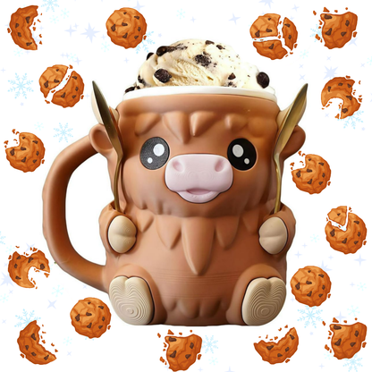 Highland Cow Hug Mug